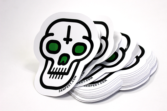 die cut stickers