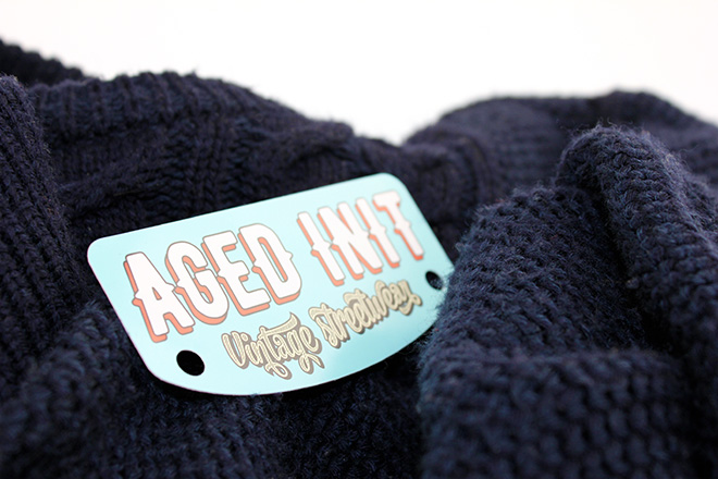 die cut clothing tag