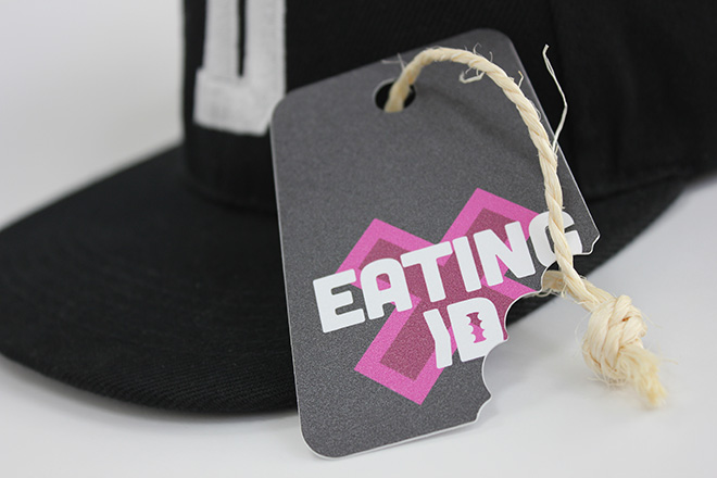 die cut peelable clothing tag stickers