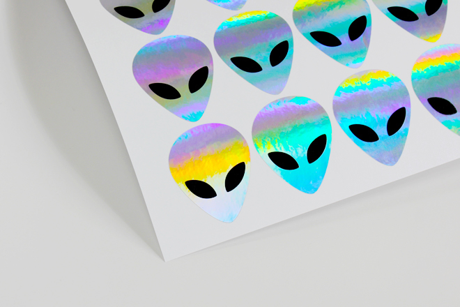 holographic sticker printing