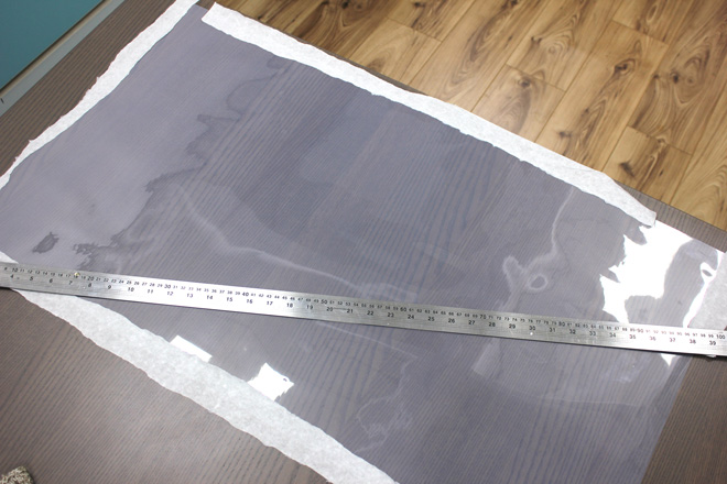 clear acetate for print mounting