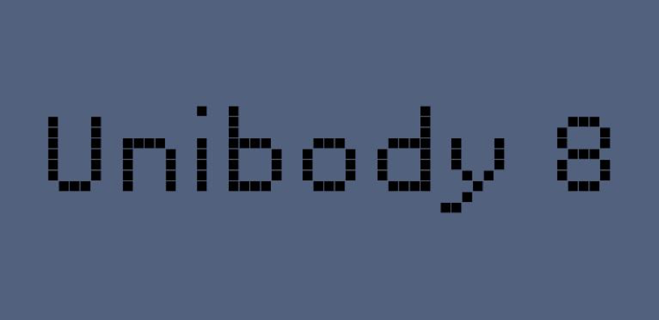 Unibody 8 font