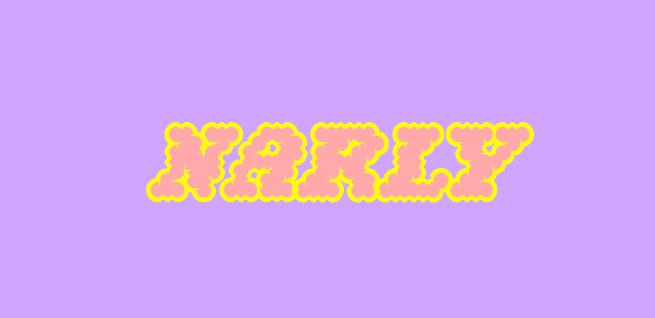 Narly adobe font