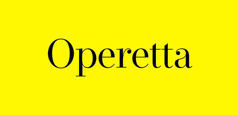 Operetta adobe font