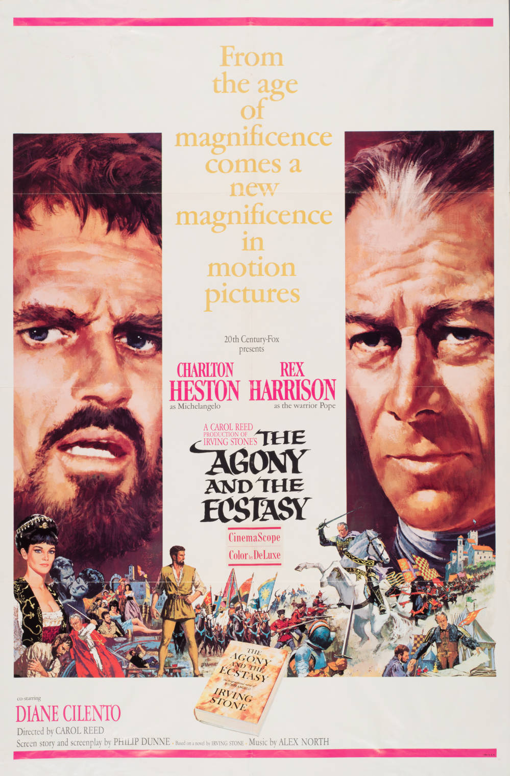 the agony and the ecstasy movie poster print